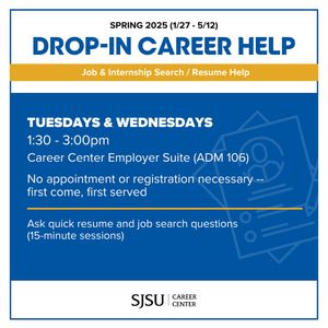 Image post by @sjsu_careercenter on Instagram