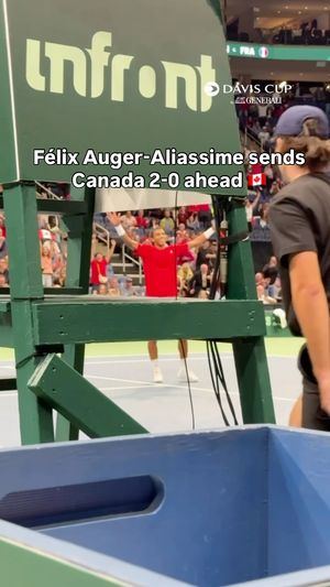Video post by @DavisCupTennis on Facebook