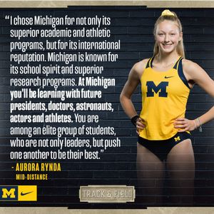 Image post by @umichtrack on Instagram