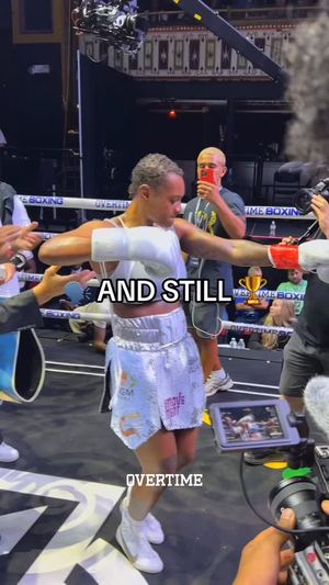 Video post by @Overtime Boxing on Facebook