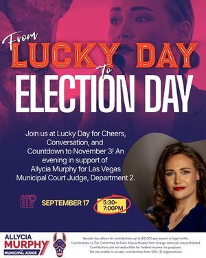 Image post by @Allycia Murphy for Las Vegas Municipal Court, Department 2 on Facebook