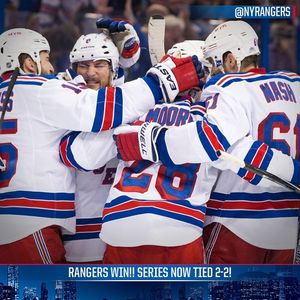 Image post by @nyrangers on Instagram