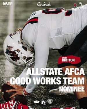 Image post by @ballstatefb on Instagram