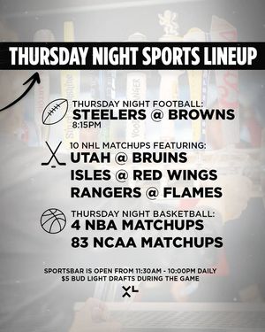 Image post by @xlcentersportsbar on Facebook