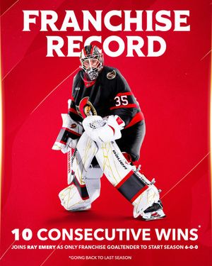 Image post by @Senators on Twitter/X
