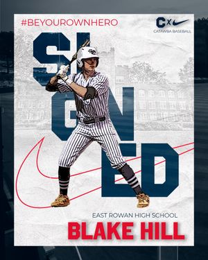 Image post by @CatawbaBaseball on Twitter