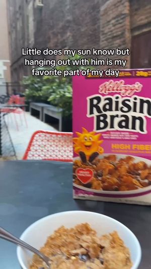 Video post by @KelloggsRaisinBran on Facebook