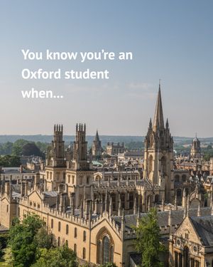 Image post by @oxford_uni on Instagram