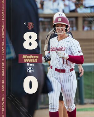 Image post by @fsusoftball on Instagram