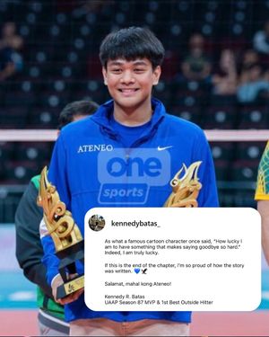 Image post by @onesportsphl on Instagram