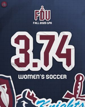 Image post by @FDUKnightsWSOC on Twitter