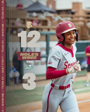 Image post by @fsusoftball on Instagram