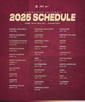 Image post by @fsuvolleyball on Instagram