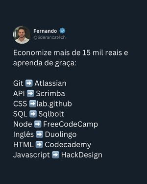 Image post by @fernando.techlead on Instagram