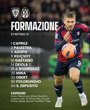Image post by @cagliaricalcio on Instagram