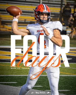 Image post by @hopecollegefb on Instagram