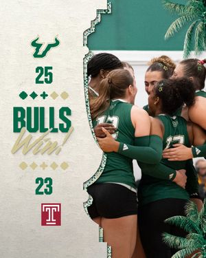 Image post by @usfvolleyball on Twitter/X