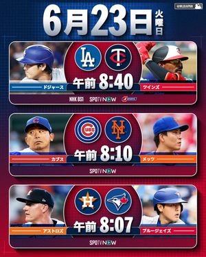Image post by @mlbjapan on Instagram