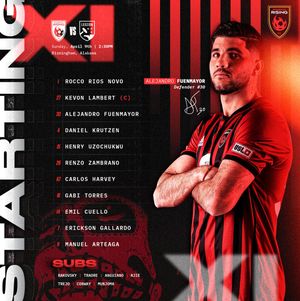 Image post by @PHXRisingFC on Twitter