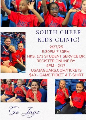 Image post by @southalabama.cheerleading on Facebook
