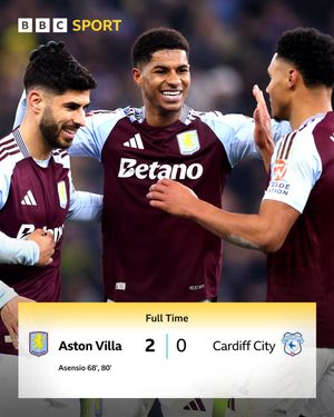 Image post by @BBCSport on Twitter
