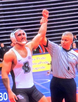 Image post by @BrownU_Wrestle on Twitter