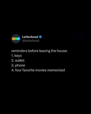 Video post by @letterboxd on TikTok