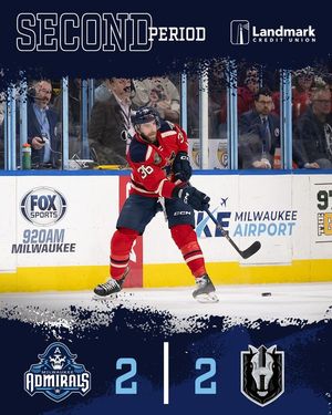 Image post by @mkeadmirals on Facebook