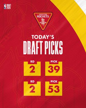 Image post by @HoustonRockets on Twitter