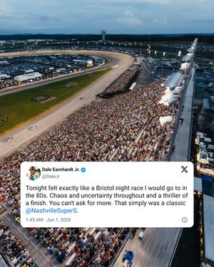 Image post by @nashvillesuperspeedway on Instagram