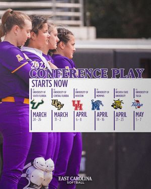 Image post by @ecu__softball on Instagram