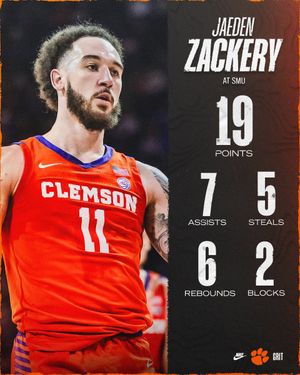Image post by @ClemsonMBB on Twitter