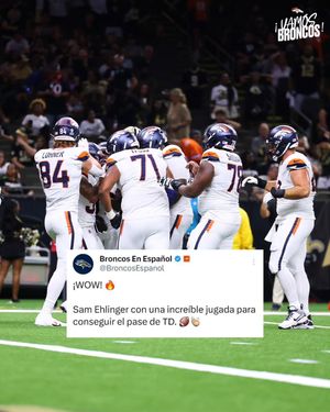 Image post by @broncosespanol on Instagram