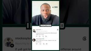 Video post by @draymondgreenshow on YouTube