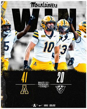 Image post by @AppState_FB on Twitter