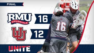 Image post by @RMUAthletics on Facebook