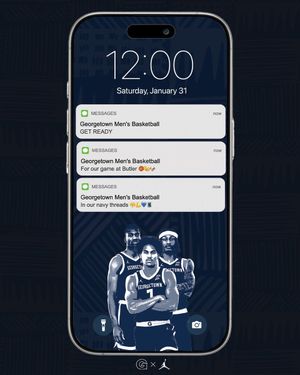 Image post by @GeorgetownHoops on Twitter