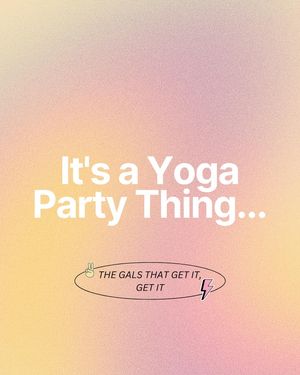 Image post by @yogapartylive on Instagram