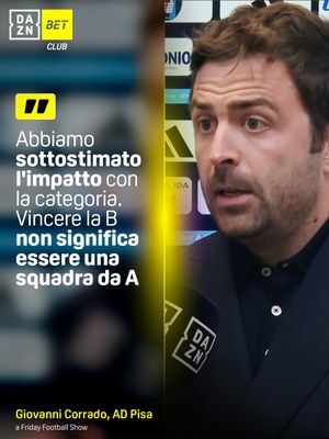 Image post by @dazn_it on Instagram