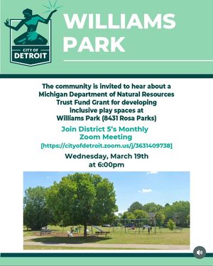 Image post by @DetroitParksRec on Facebook