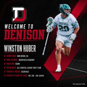 Image post by @denison_lacrosse on Instagram