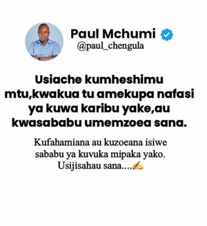 Image post by @paul_mchumi on Instagram