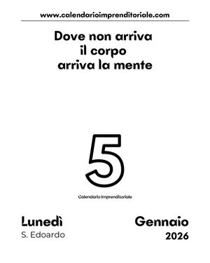 Image post by @calendarioimprenditoriale on Instagram