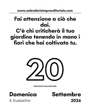 Image post by @calendarioimprenditoriale on Instagram