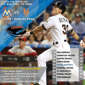 Image post by @marlins on Instagram