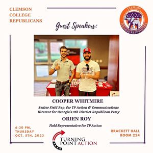 Image post by @clemsoncollegerep on Instagram