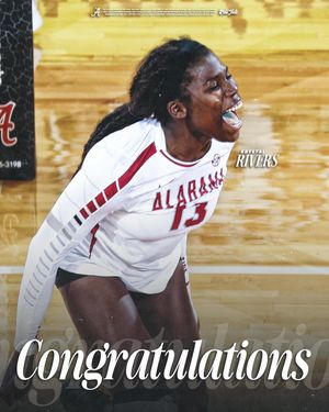 Image post by @alabamavball on Instagram