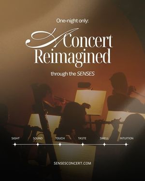 Image post by @Senses Concert on Facebook