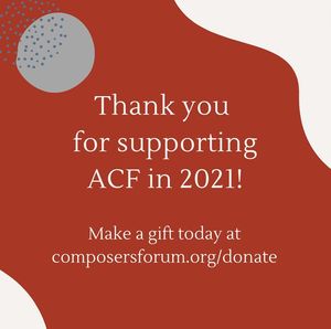 Image post by @americancomposersforum on Instagram