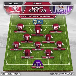 Image post by @razorbacksoccer on Instagram